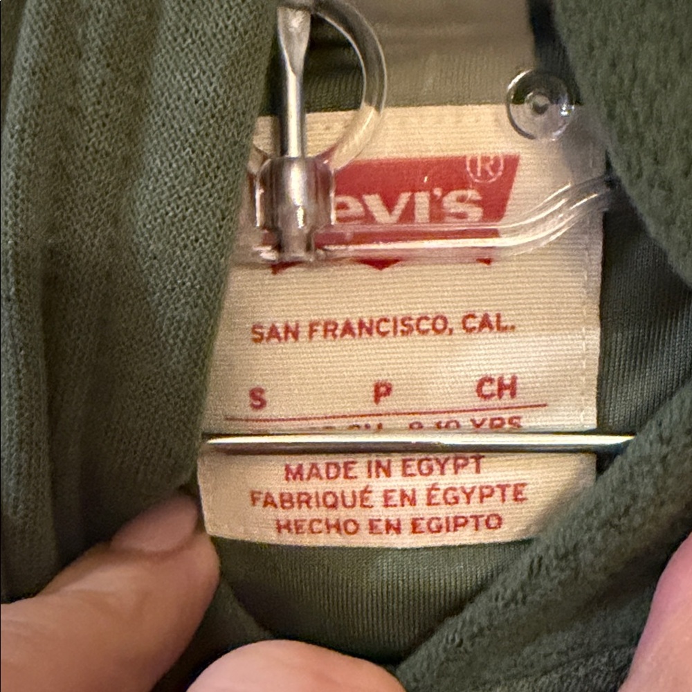 Levi's Olive Green Kid’s Pullover Sweater - Picture 2 of 5